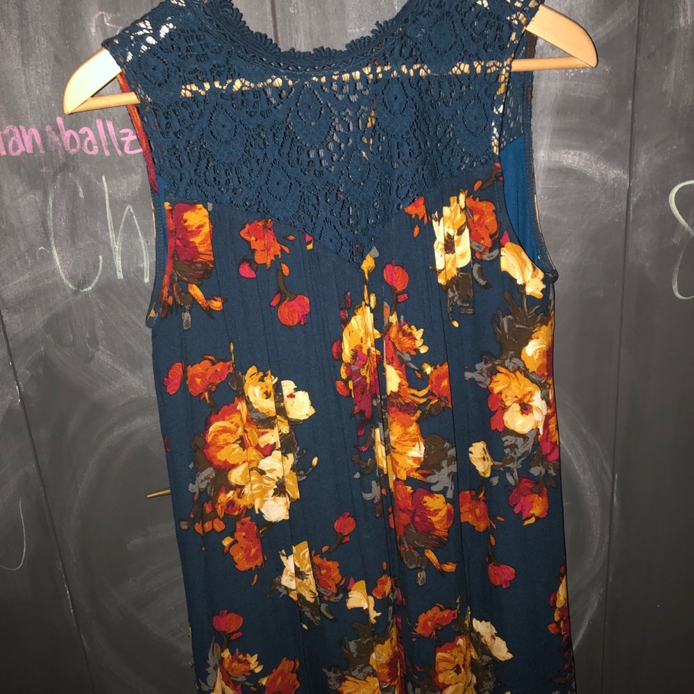 Lace high neck baby doll altard state dress